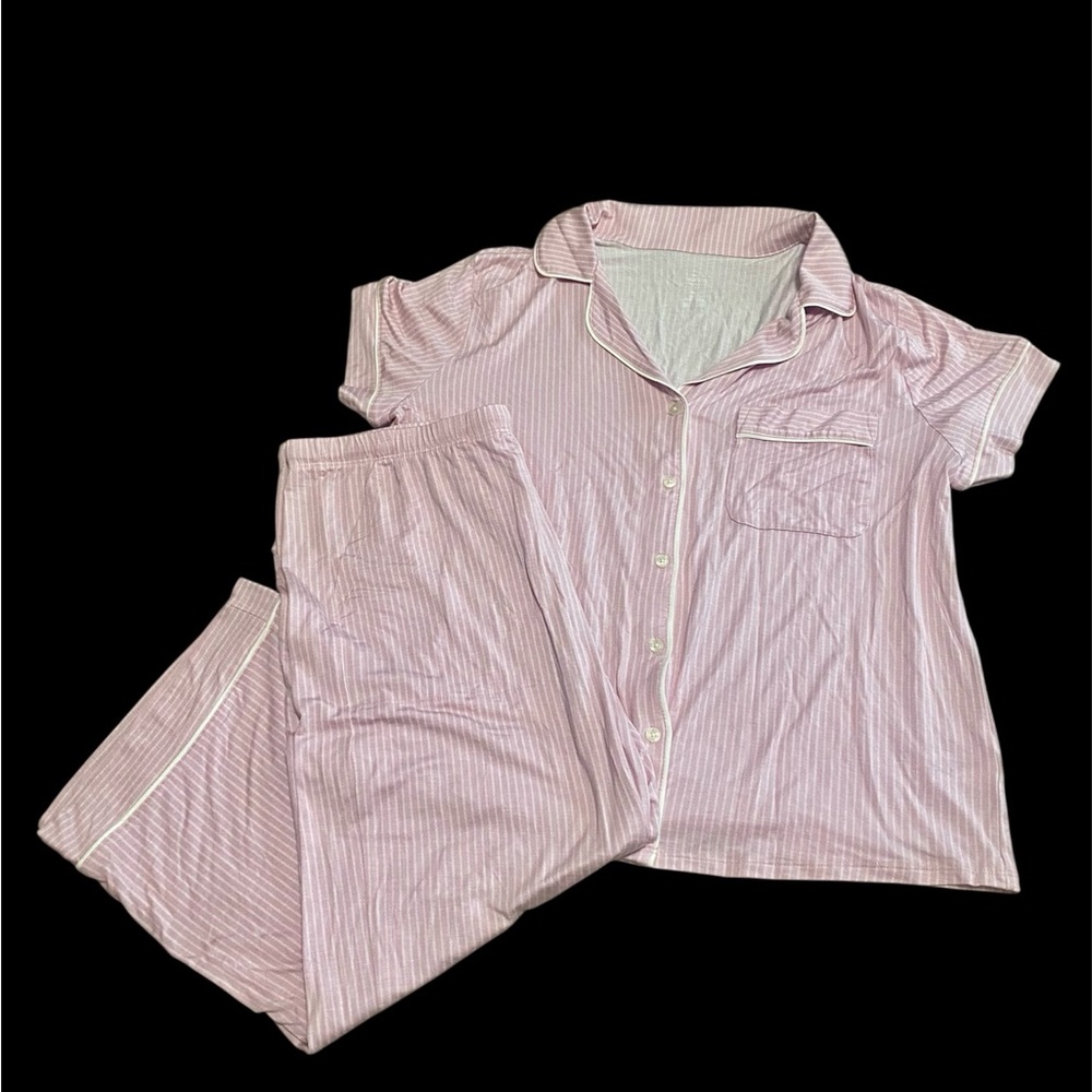Auden Pink Striped Pajama Set